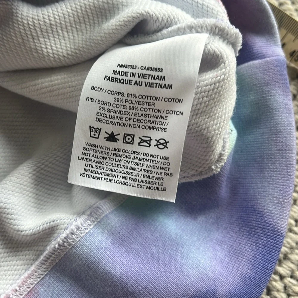 Nike crop tie die hoodie
